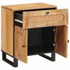 vidaXL Cabinet de chevet Naturel 50 x 33 x 60 cm Bois de mangue massif