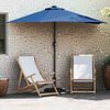 vidaXL Parasol de jardin Azur 294 x 150 x 224 cm Polyester et Acier