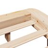 vidaXL Cadre de lit sans matelas 180x200 cm bois massif de pin