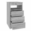 vidaXL Armoire &agrave; tiroirs Sonoma gris 40x50x76 cm Bois d'ing&eacute;nierie
