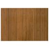vidaXL Tapis rectangulaire marron 70x100 cm bambou