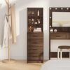 vidaXL Haut Armoire Ch&ecirc;ne marron 40 x 41 x 135 cm Bois d'ing&eacute;nierie