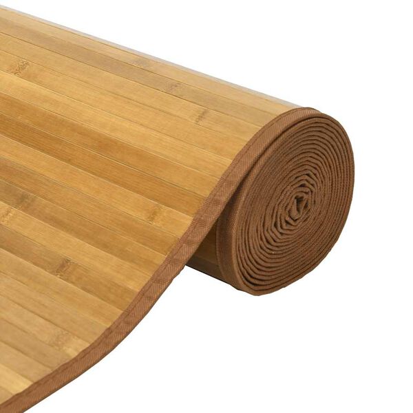 vidaXL Tapis rectangulaire naturel 100x400 cm bambou