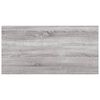 vidaXL &Eacute;tag&egrave;res murales 4 pcs sonoma gris 40x20x1,5 cm bois ing&eacute;nierie