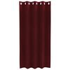 vidaXL Rideaux occultants 2 pcs Bordeaux 140 x 175 cm Velours
