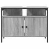 vidaXL Armoire lavabo de salle de bain sonoma gris 80x30x60 cm