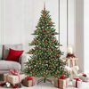 vidaXL Sapin de Noël Artificiel à Branches Articulées 180 cm PVC