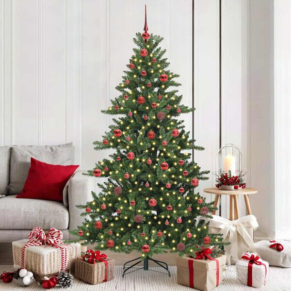vidaXL Sapin de Noël Artificiel à Branches Articulées 180 cm PVC