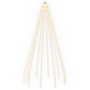 vidaXL Lumi&egrave;res pour sapin de No&euml;l 210 LED Blanc chaud 210 cm