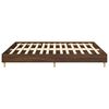 vidaXL Cadre de lit sans matelas ch&ecirc;ne marron 180x200 cm