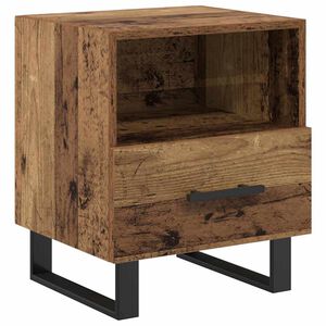 vidaXL Cabinet de chevet Bois ancien 40 x 35 x 47,5 cm