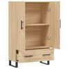 vidaXL Buffet haut ch&ecirc;ne sonoma 69,5x31x115 cm bois d'ing&eacute;nierie