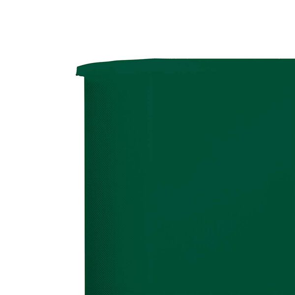 vidaXL Paravent 6 panneaux Tissu 800 x 160 cm Vert