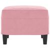 vidaXL Repose-pied Rose 60x50x41 cm Velours
