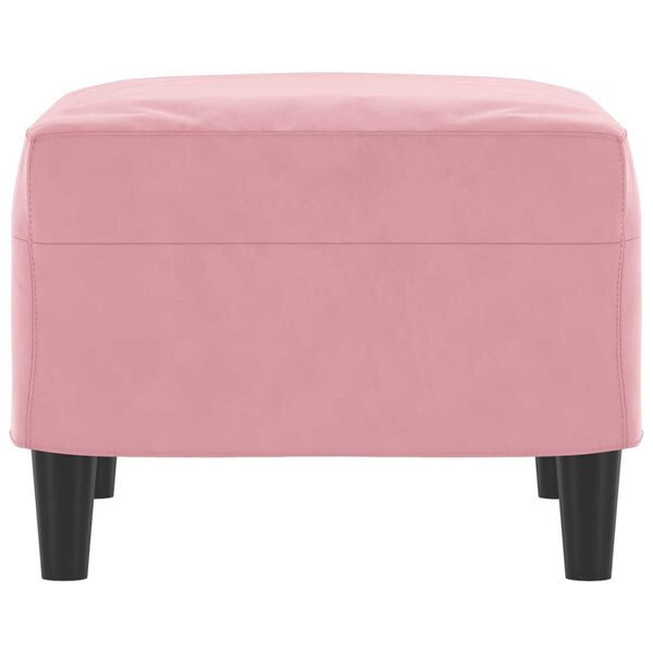 vidaXL Repose-pied Rose 60x50x41 cm Velours