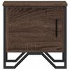 vidaXL Table de chevet ch&ecirc;ne marron 40x30x40 cm bois d'ing&eacute;nierie