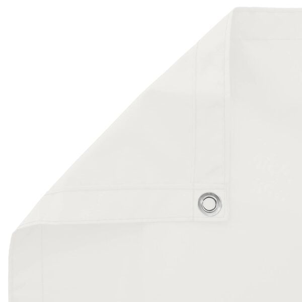 vidaXL &Eacute;cran de balcon Blanc 100 x 300 cm Tissu Oxford