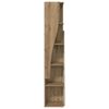 vidaXL Meuble d'angle Ch&ecirc;ne artisanal 27,5x27x140cm Bois d'ing&eacute;nierie