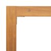 vidaXL banc Huile Naturelle 110 x 30 x 45 cm Bois de teck massif