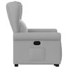 vidaXL Fauteuil inclinable gris nuage tissu