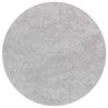vidaXL Tapis Shaggy Anti-d&eacute;rapant Gris 90 x 90 cm PP