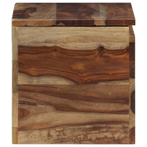 vidaXL Coffre de rangement 57x30x30 cm Bois massif