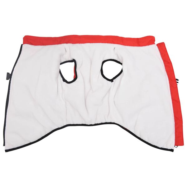 vidaXL Manteau pour chien Rouge L48 Fleece et Polyester