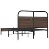 vidaXL Cadre de lit sans matelas 120x200 cm ch&ecirc;ne marron