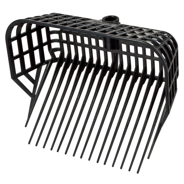 Kerbl T&ecirc;te de fourche &agrave; liti&egrave;re Maxi Noir