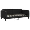 vidaXL Lit de repos sans matelas noir 90x190 cm tissu