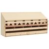 vidaXL Pondoir 5 compartiments 117x33x54 cm bois de pin massif
