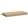 vidaXL Coussin de banc SOEST 100 % polyester Beige 80 x 40 x 8 cm