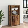 vidaXL Haut Armoire Bois Ancien 62 x 36 x 121,5 cm Bois d'ing&eacute;nierie