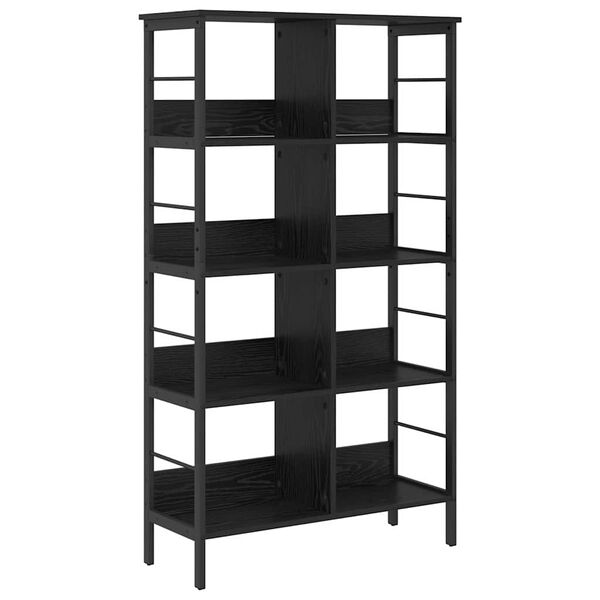 vidaXL &Eacute;tag&egrave;re Ch&ecirc;ne noir 82 x 32 x 144,5 cm Bois d'ing&eacute;nierie