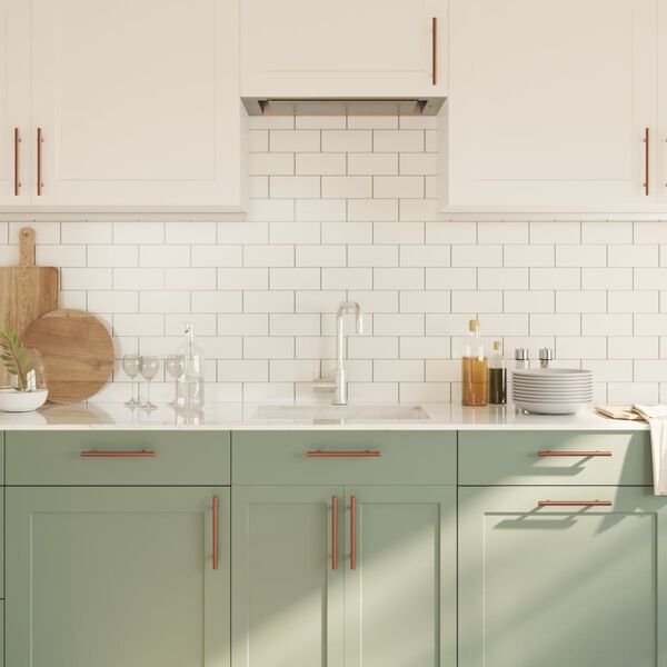 vidaXL Poign&eacute;es d'armoire 20 pcs bronze 128 mm acier inoxydable