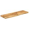vidaXL Dessus de table 100x20x2,5cm bord vif bois massif manguier brut