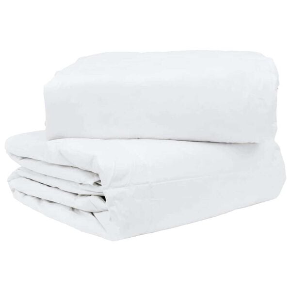 vidaXL Duvet 2-en-1 Blanc 200 x 200 cm Plume