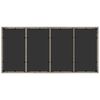vidaXL Ensemble de salle &agrave; manger pour jardin 9 pcs Gris clair
