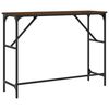 vidaXL Table console chêne marron 100x32x75 cm bois d'ingénierie