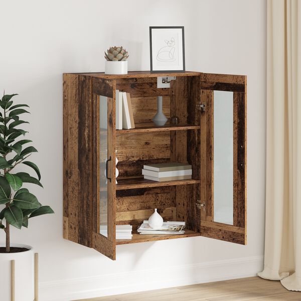 vidaXL Armoire de rangement Bois ancien 69,5 x 34 x 90 cm