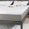 vidaXL Surmatelas Blanc 140 x 200 cm Tissu jacquard