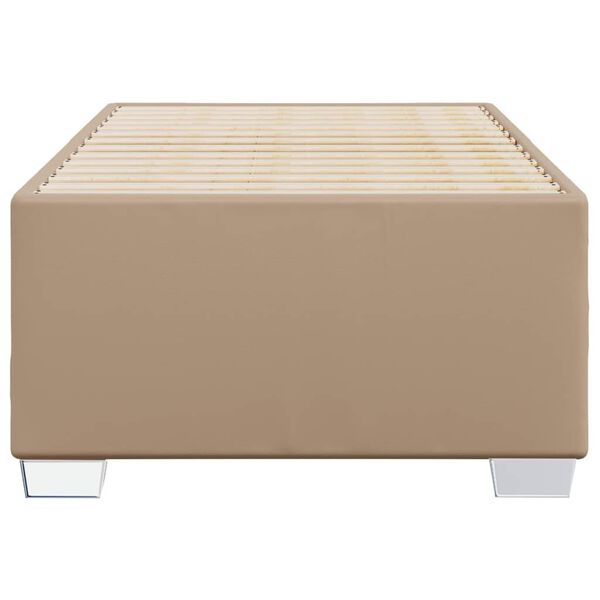 vidaXL Cadre de lit sans matelas cappuccino 80x200 cm similicuir