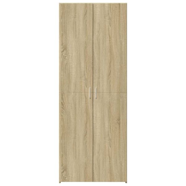 vidaXL Buffet haut ch&ecirc;ne sonoma 70x42,5x185 cm bois d'ing&eacute;nierie