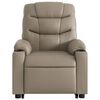 vidaXL Fauteuil inclinable de massage électrique cappuccino similicuir