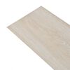 vidaXL Planches de plancher PVC Non auto-adhésif Chêne blanc classique