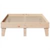 vidaXL Cadre de lit sans matelas 120x200 cm bois de pin massif