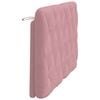vidaXL Coussin de t&ecirc;te de lit rose 120 cm velours