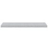 vidaXL &Eacute;tag&egrave;res murales flottantes 2 pcs Gris b&eacute;ton 90x23,5x3,8cm MDF
