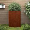 vidaXL Jardini&egrave;re 42x38x75 cm acier corten
