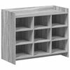 vidaXL Cabinet &agrave; chaussures Sonoma gris 85 x 39,5 x 70 cm